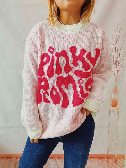 PINKY PROMISE Pullover mit Grafik