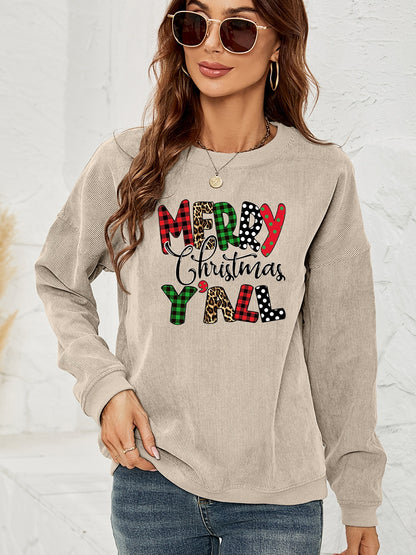 FROHE WEIHNACHTEN, IHNEN ALLE Grafik-Sweatshirt