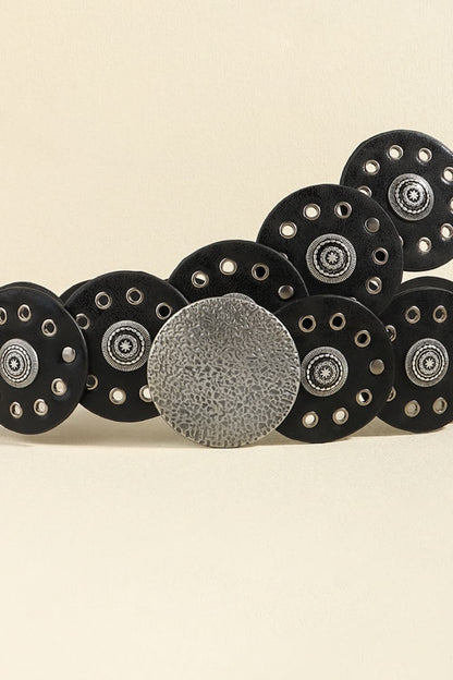 Runder Gürtel aus PU-Leder