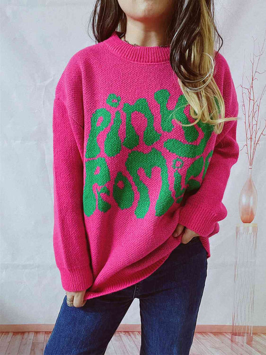 PINKY PROMISE Pullover mit Grafik