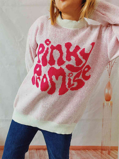 PINKY PROMISE Pullover mit Grafik