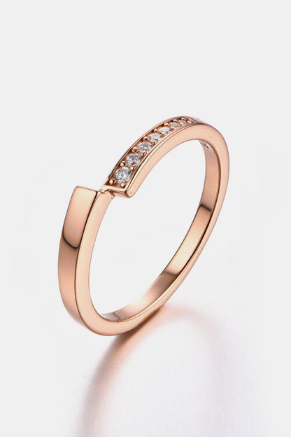 Moissanit 925 Sterling Silber Ring