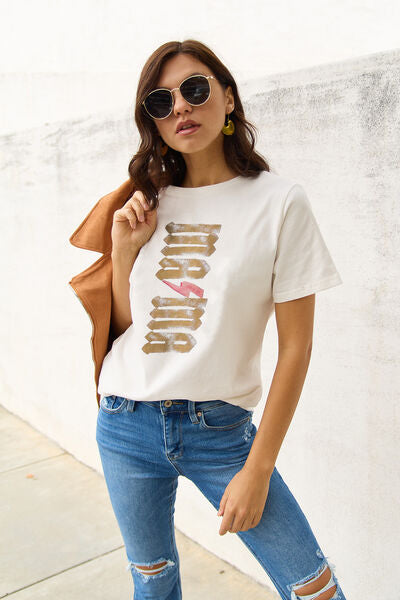 Simply Love – MAMA – Kurzärmliges T-Shirt in voller Größe