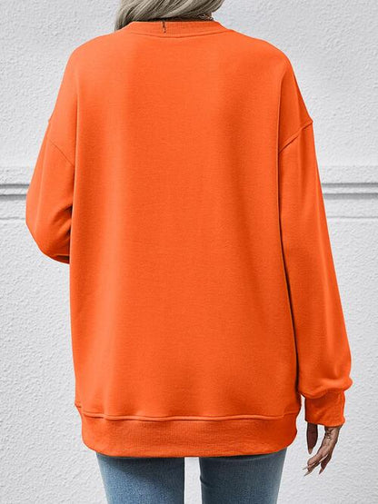 Sweatshirt mit Rundhalsausschnitt und langen Ärmeln